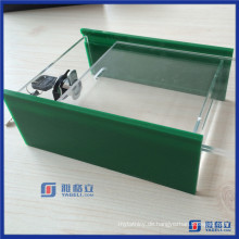 Acryl Charity Ballot Collection Box - Tip Container - W / Lock